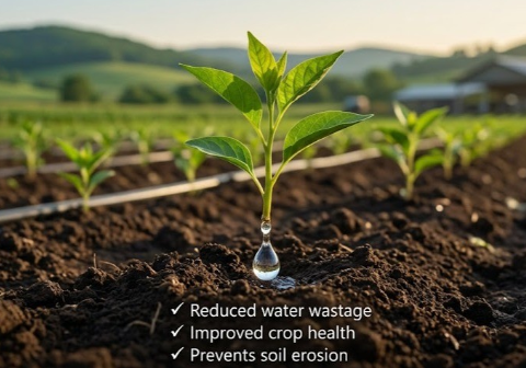 How Does Drip Irrigation Change the Income and Resilience of a Fruit Orchard on Managed Farmland?
