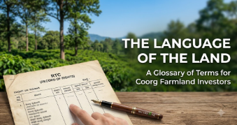 The Language of the Land: A Glossary of Terms Every Coorg Farmland Investor Should Know