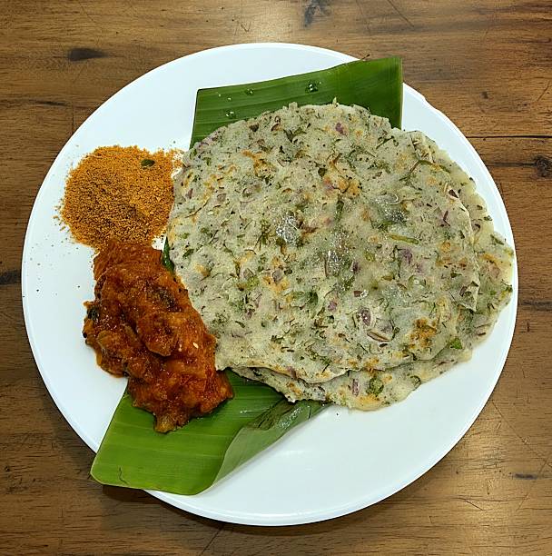 Delicious Indian food Akki Roti Akki Roti