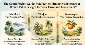 The Kodagu Region Guide: Madikeri vs Virajpet vs Somwarpet — Which Taluk Is Right for Your Farmland Investment?